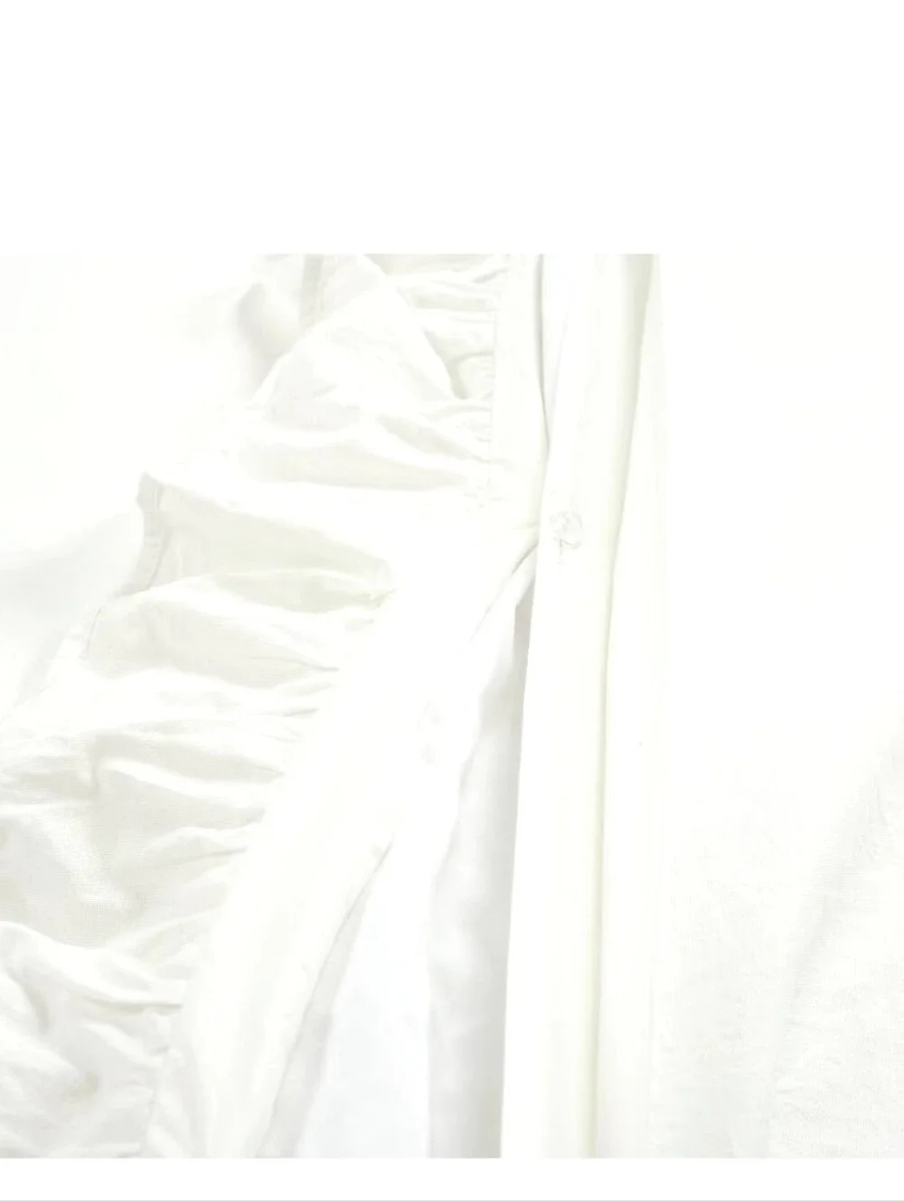 Lush Décor 3pc Full/Queen Ella Ruffle Duvet Bedding Set White NO FILL